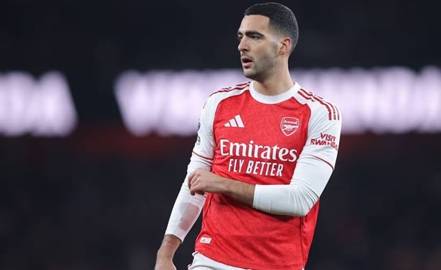 Tiền vệ Mikel Merino của Arsenal dính chấn thương nặng phải nghỉ thi đấu dài hạn