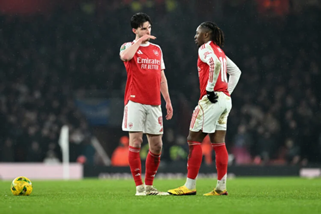 Nhiều CĐV Arsenal không hài lòng với màn thể hiện của số 41.