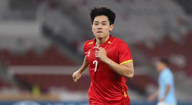 Tiền đạo Nguyễn Đình Bắc ăn mừng bàn thắng ấn tượng tại VCK U23 châu Á 2026