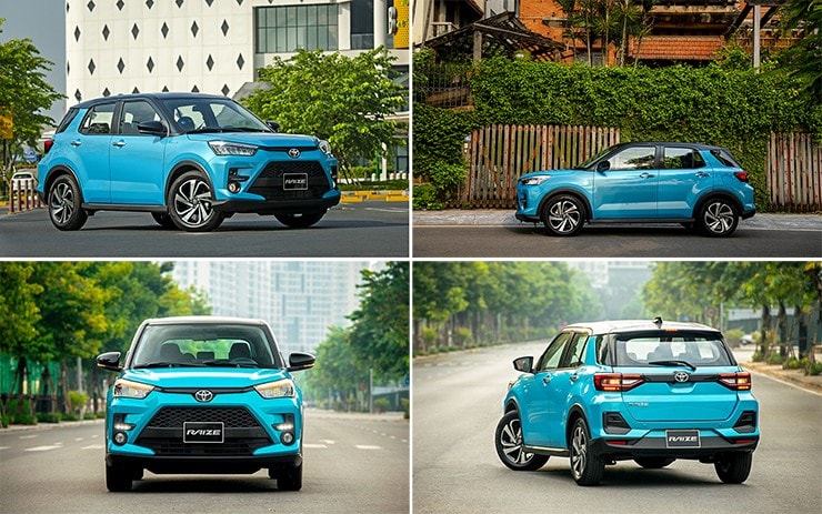 Ngoại thất Toyota Raize mang phong cách SUV đô thị trẻ trung