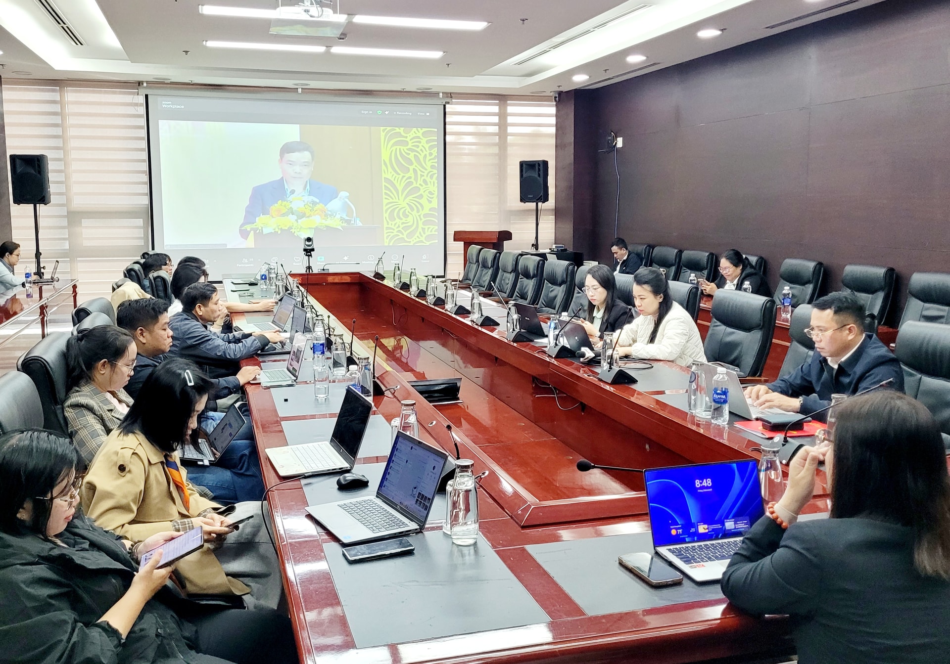 Đại biểu dự hội nghị tại điểm cầu Đà Nẵng. Ảnh: TÂM ĐAN