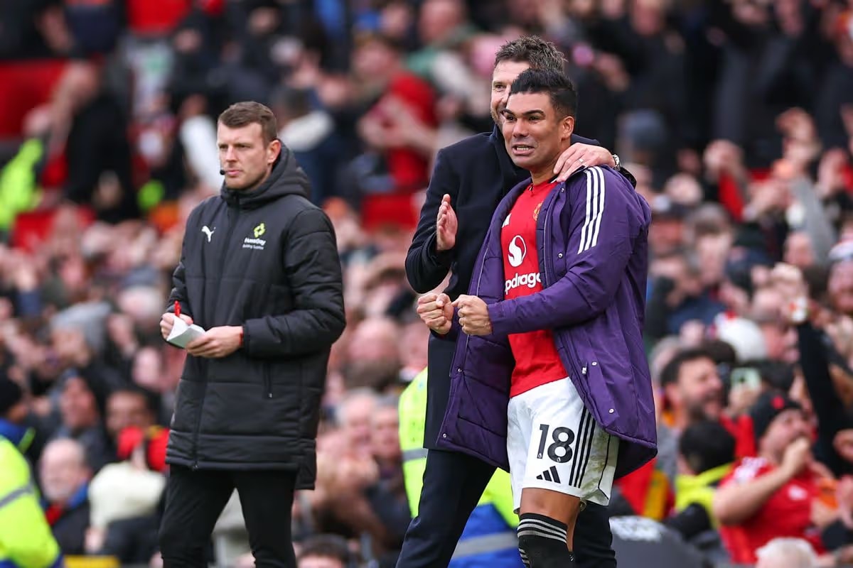 Casemiro đã tìm lại phong độ đỉnh cao dưới sự dẫn dắt của Michael Carrick.