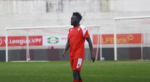 Hải Phòng thử việc Moses Oloya.