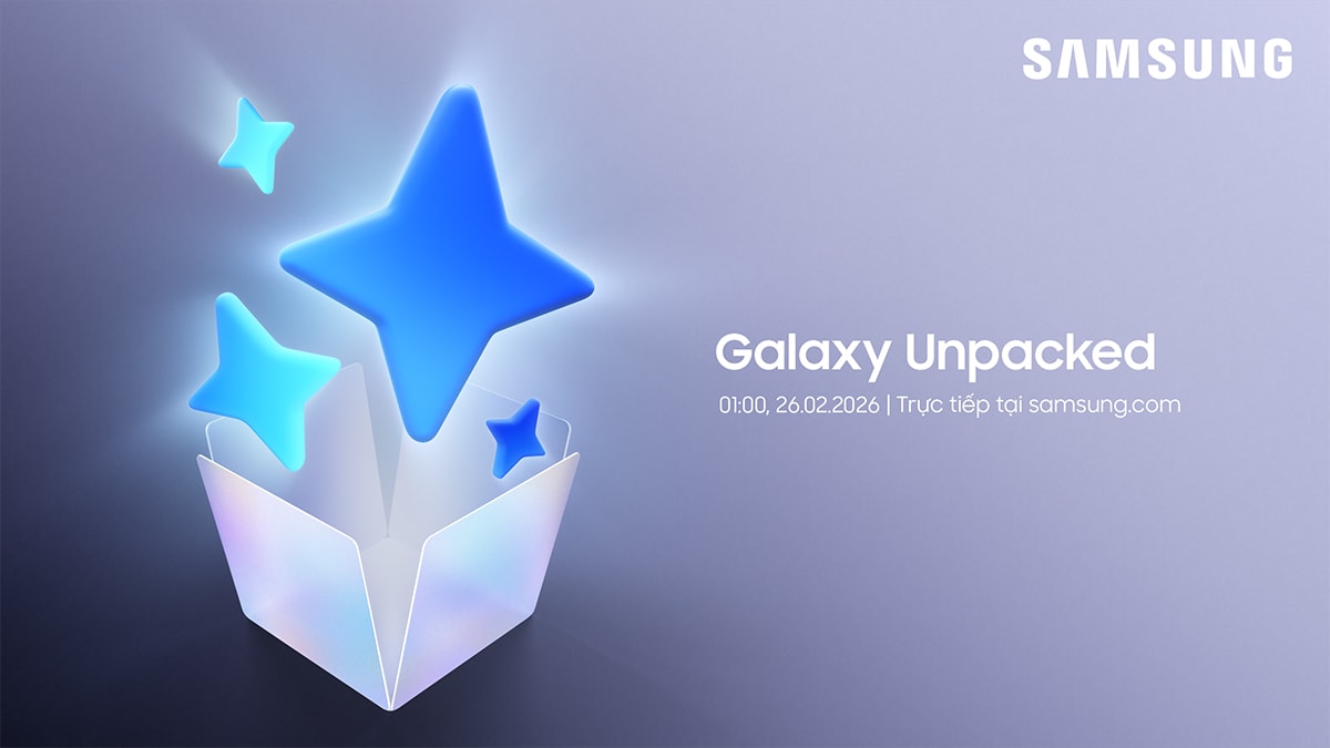 Thư mời sự kiện Galaxy Unpacked 2026 của Samsung