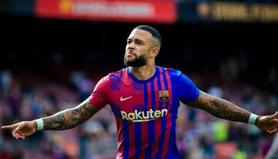 Memphis Depay trong màu áo Barcelona