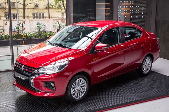 Chi tiết đầu xe Mitsubishi Attrage