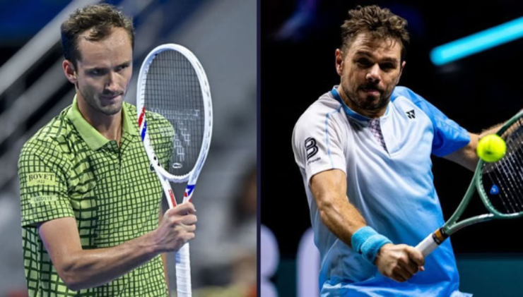 Daniil Medvedev và Stan Wawrinka đối đầu tại vòng 2 Dubai Championships 2026