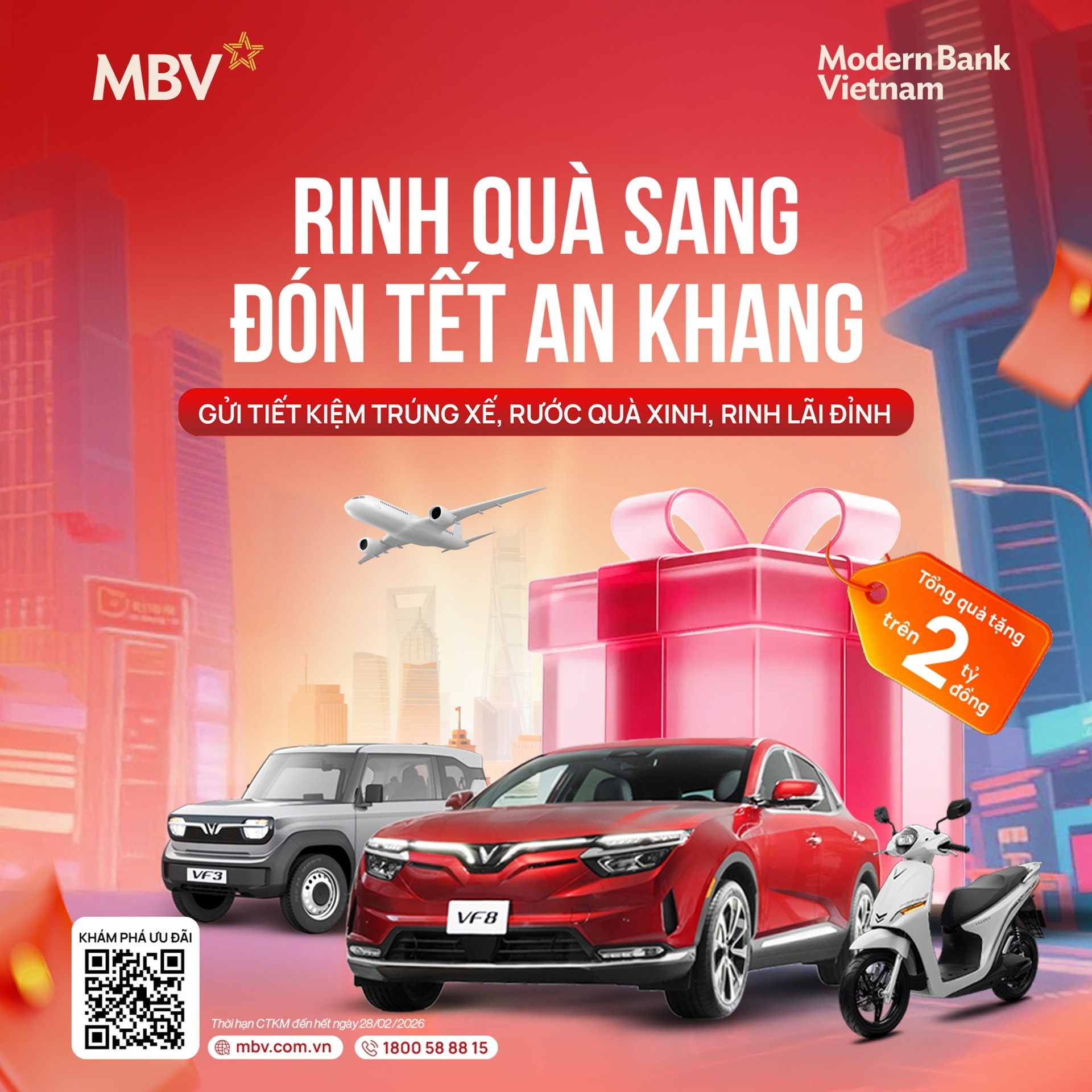 Chương trình ưu đãi tiết kiệm tại MBV