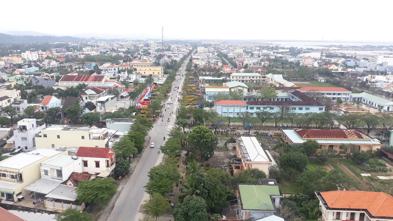 Đô thị Núi Thành. Ảnh VĂN PHIN