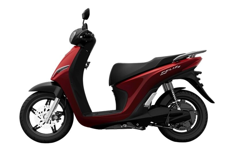 VinFast Feliz II màu trắng tại sự kiện ra mắt xe máy điện thế hệ mới