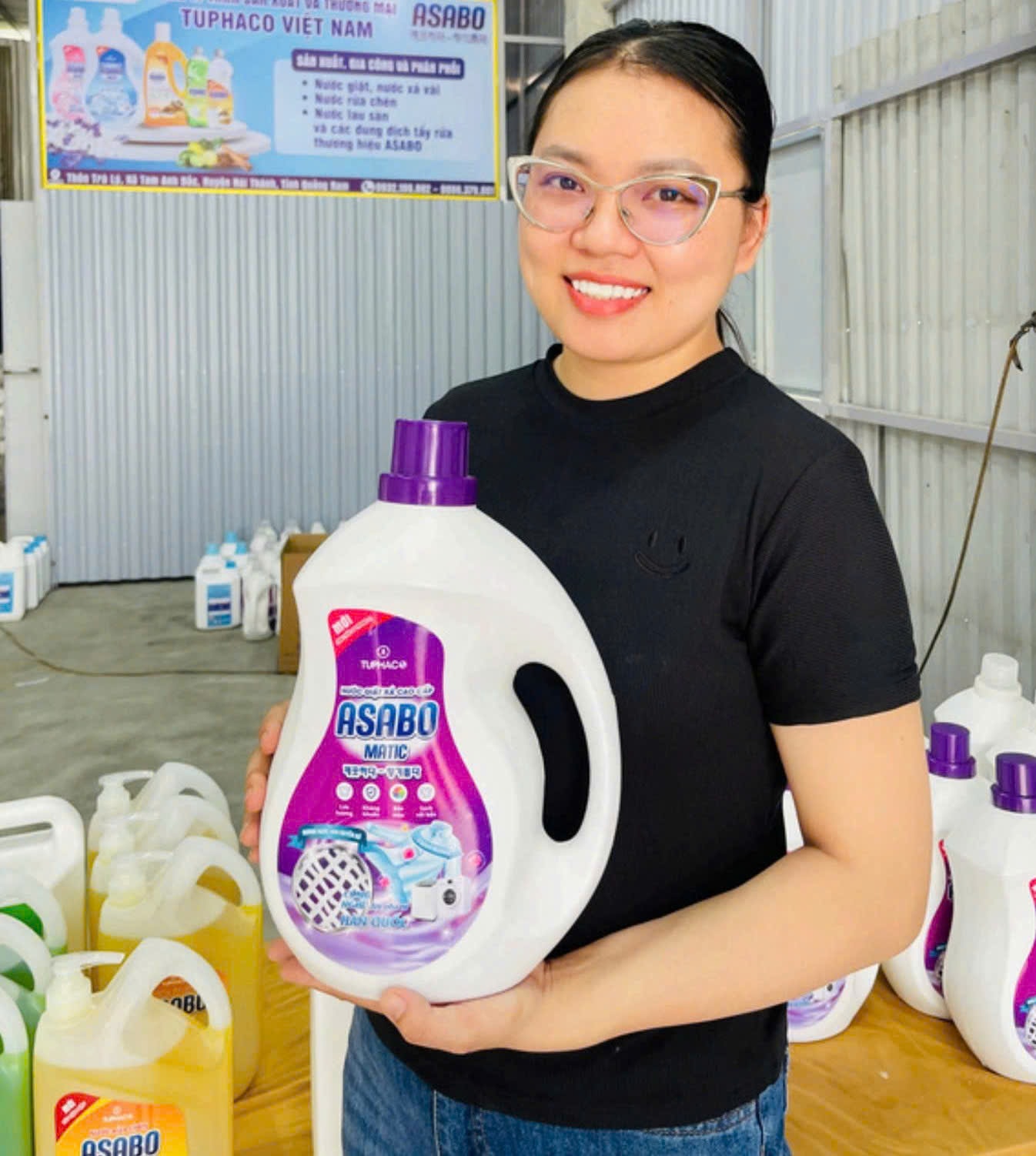 B Sản phẩm Asabo. Ảnh VĂN PHIN