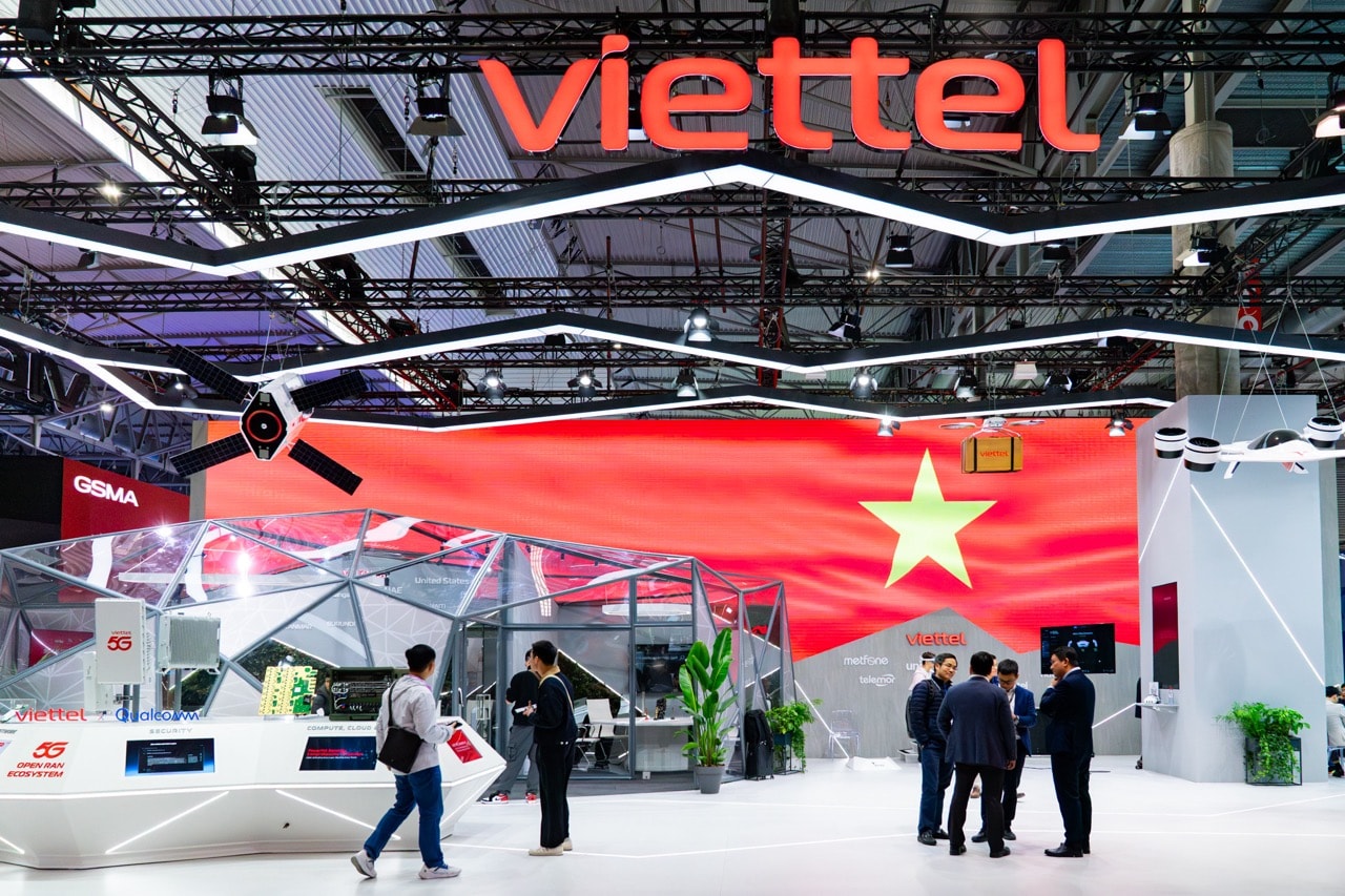 Toan canh gian hang Viettel tai MWC Barcelona 2026