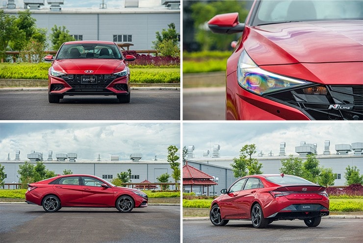 Chi tiết đầu xe Hyundai Elantra 2026