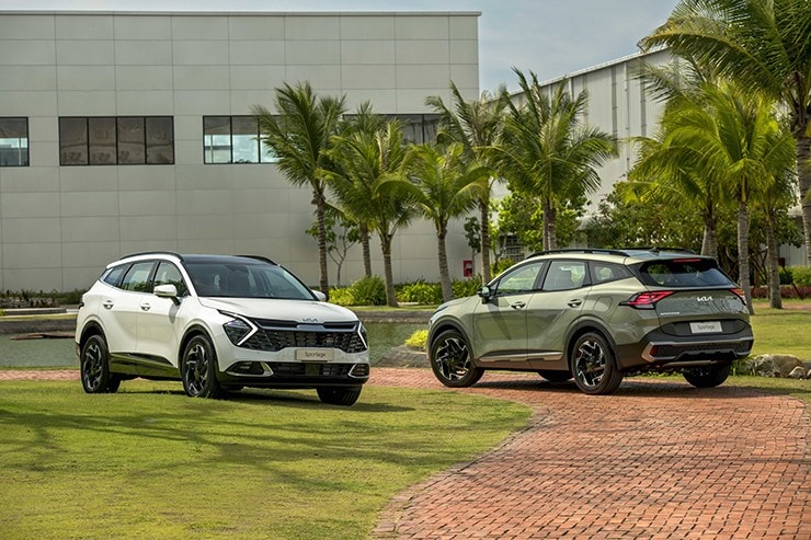 Đuôi xe KIA Sportage 2026 thiết kế sắc sảo