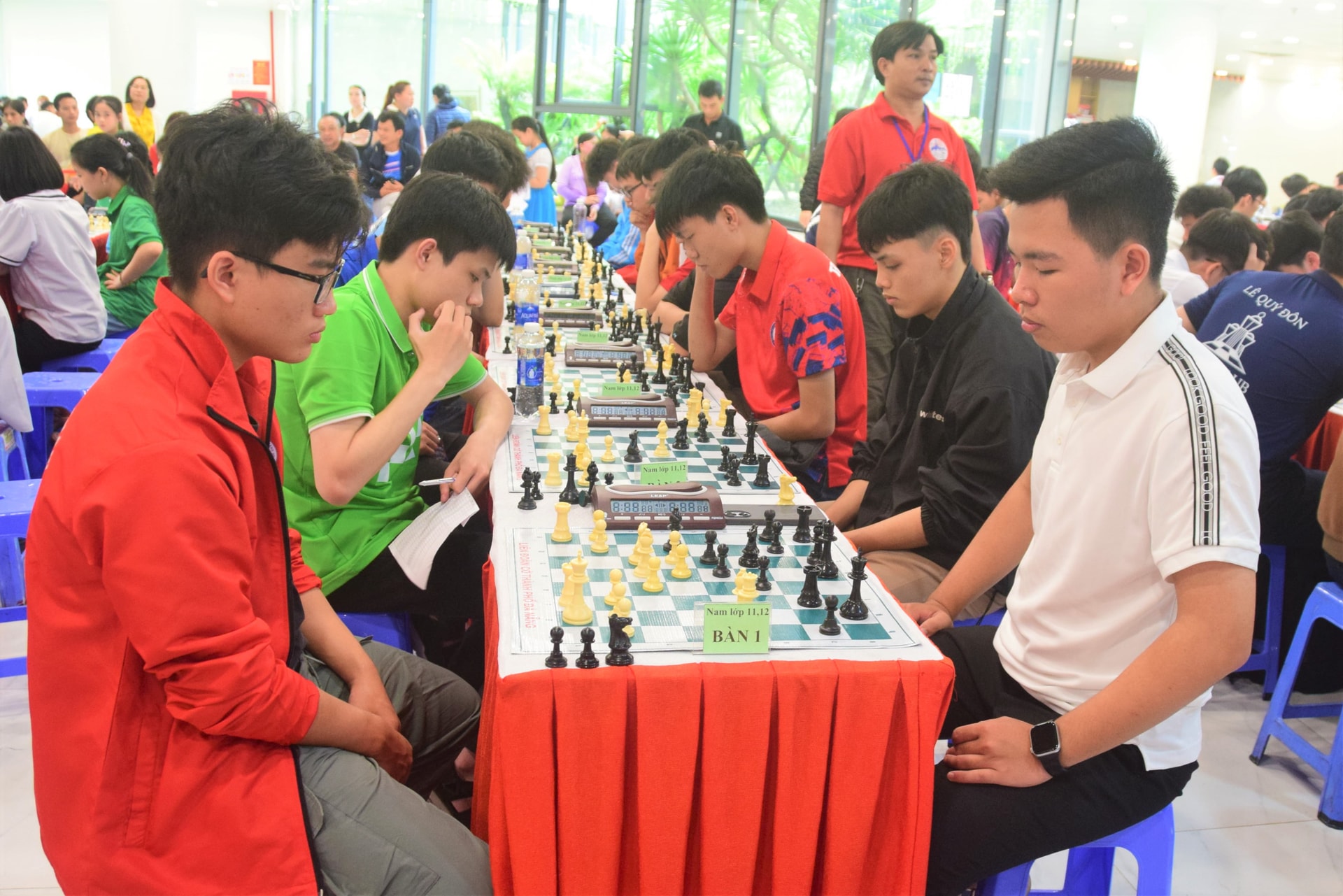 Vận động viên tranh tài nội dung dành cho nhóm 17 - 18 tuổi. Ảnh: NGUYÊN KH