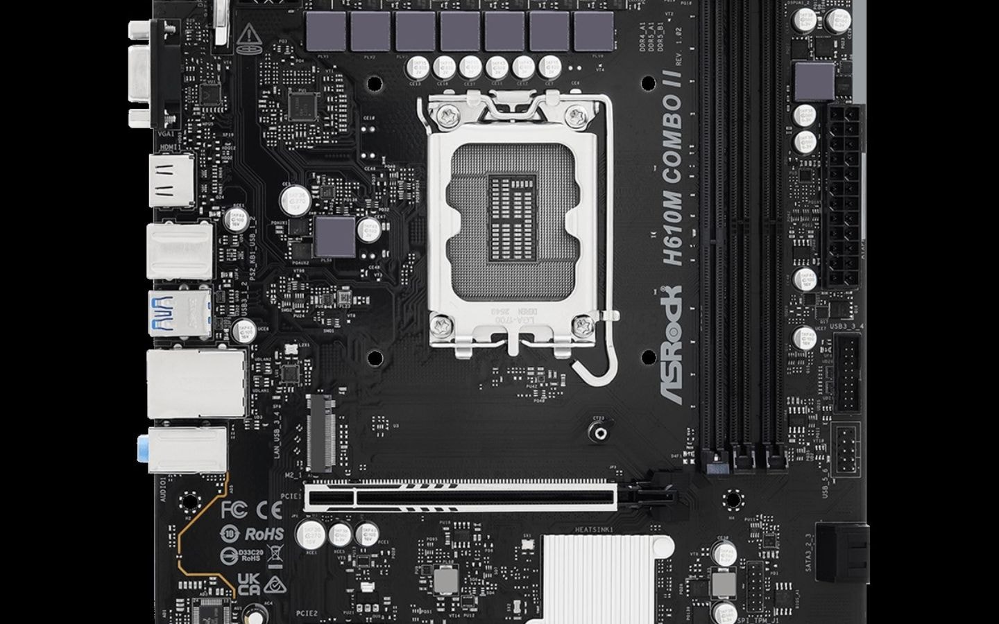 Chi tiết khe cắm RAM DDR4 và DDR5 trên bo mạch chủ ASRock