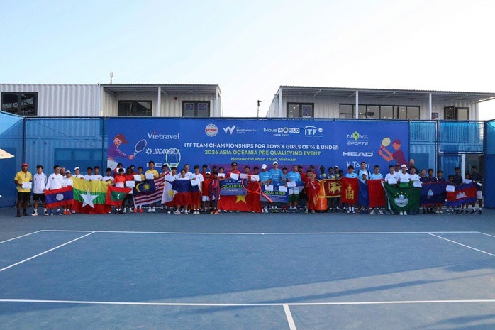 Lê Phú Gia giúp tuyển quần vợt nam vô địch giải ITF trên sân nhà