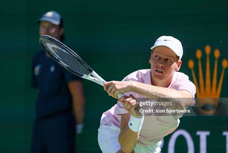 Jannik Sinner đang có phong độ cực cao tại Indian Wells
