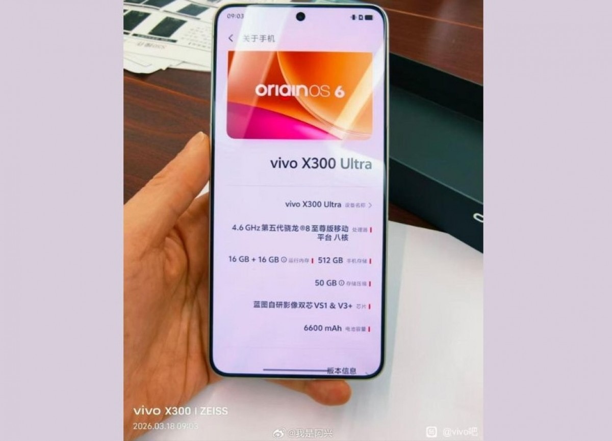 Ảnh thực tế vivo X300 Ultra với thiết kế cao cấp