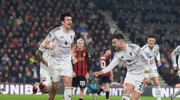 Harry Maguire chơi khá tốt cho đến khi mắc sai lầm.