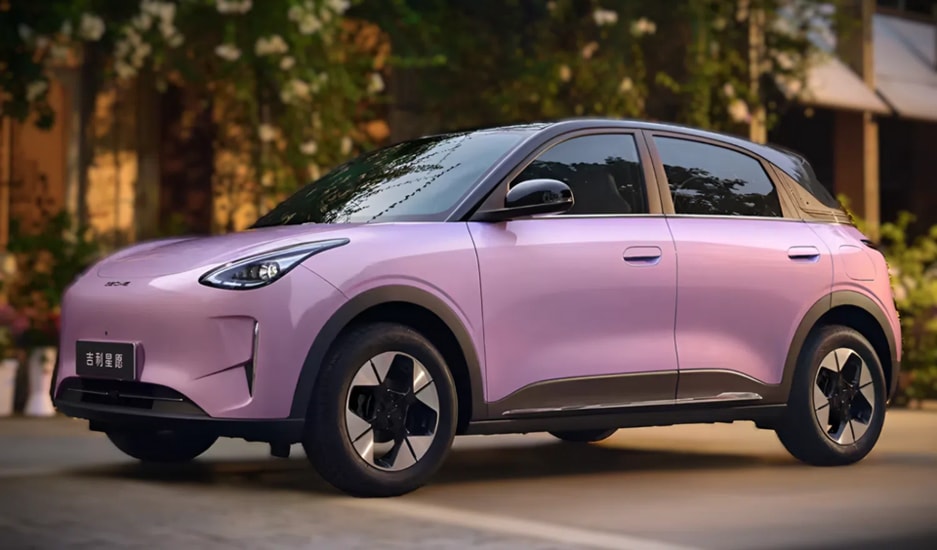 Thiết kế hông xe Geely EX2