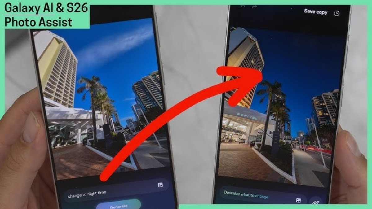 Giao diện tính năng lịch sử chỉnh sửa ảnh mới trên One UI 8.5