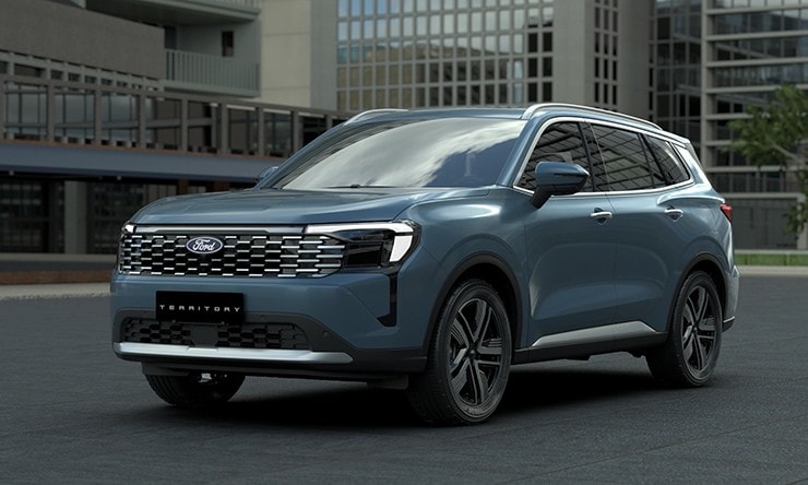 Cụm đèn pha LED thiết kế mới đầy ấn tượng trên Ford Territory 2026