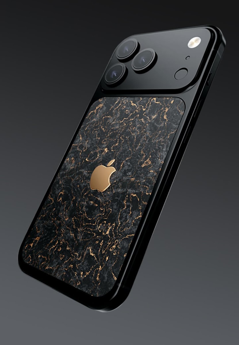 Phiên bản Golden Apple sang trọng với các chi tiết mạ vàng 18 karat