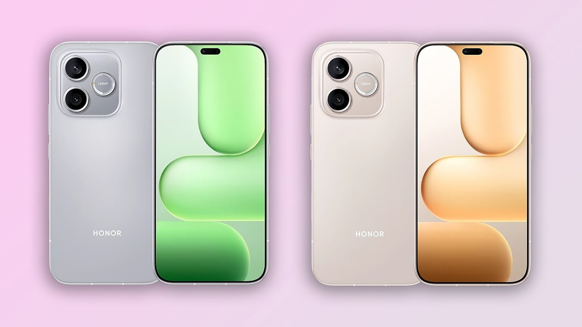 Thiết kế khung viền kim loại và cụm camera của HONOR X80i