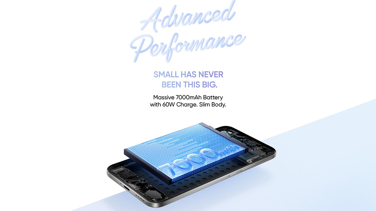 Pin dung lượng lớn 7000 mAh trên realme 16 5G