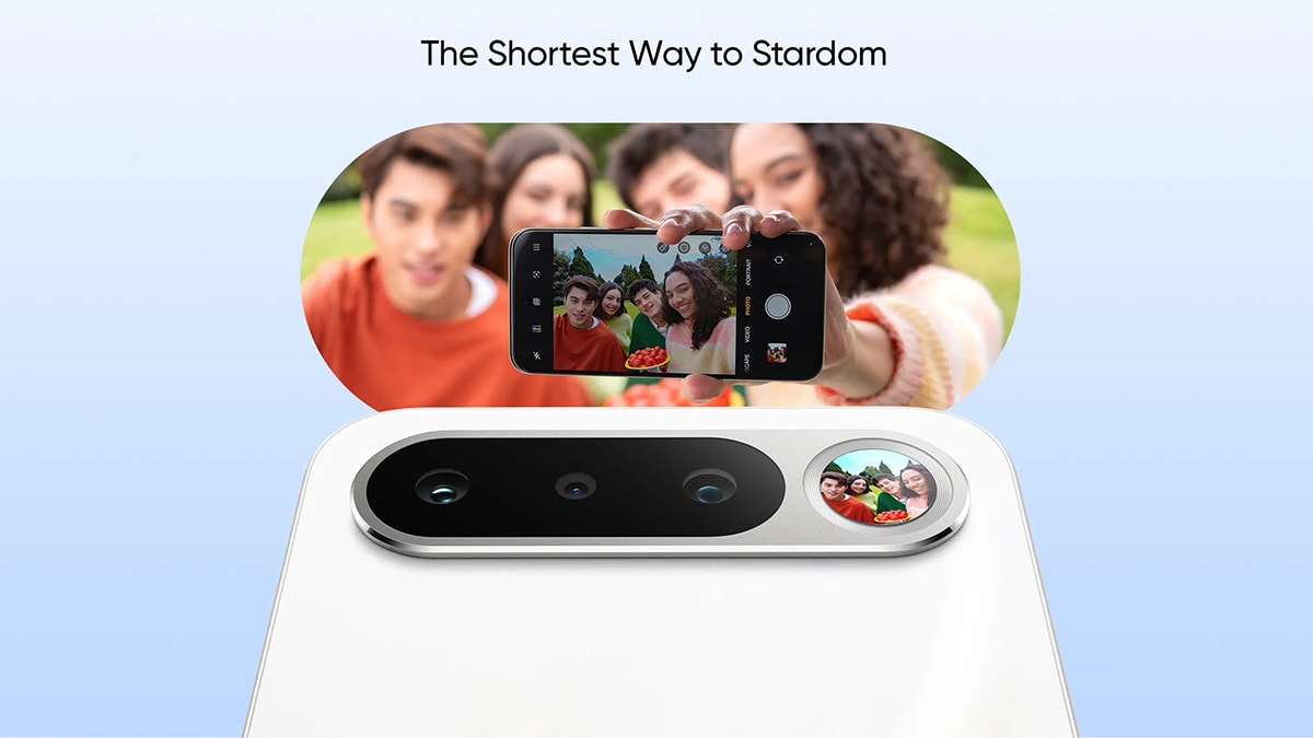 Tính năng chụp ảnh selfie bằng camera sau trên realme 16 5G