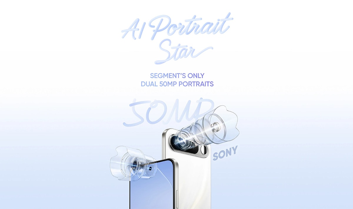 Cụm camera kép trên realme 16 5G