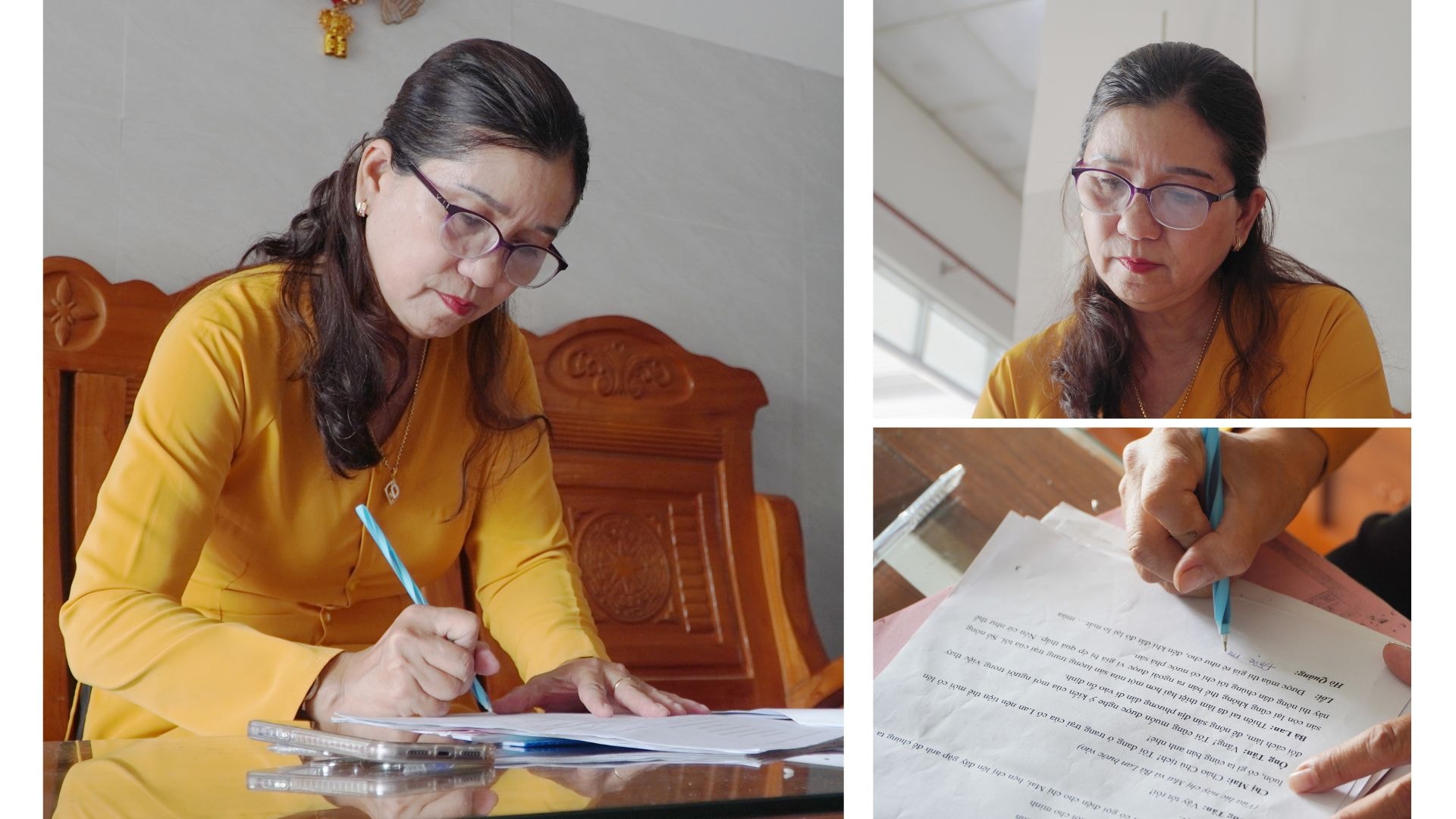 Bà Trần Thị Vân sáng tác