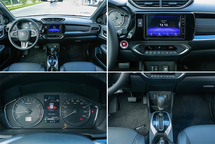 Khoang lái Honda BR-V được bố trí khoa học