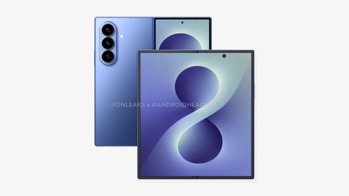 Ảnh render Galaxy Z Fold8 với thiết kế tinh tế