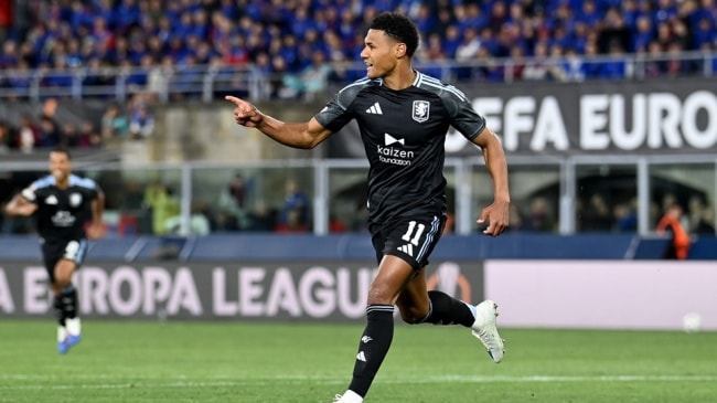 Watkins tỏa sáng giúp Aston Villa giành lợi thế lớn tại Europa League.
