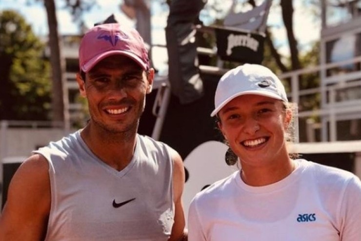 Rafael Nadal và Iga Swiatek