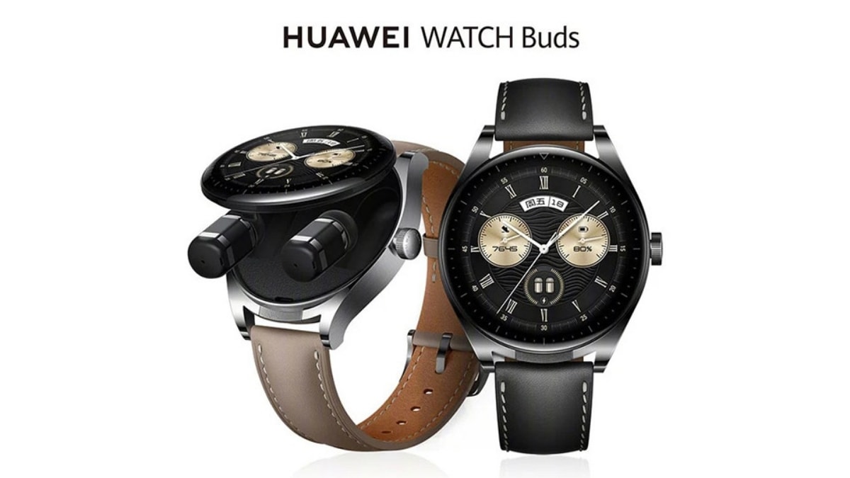 Huawei Watch Buds thế hệ đầu tiên từng gây ấn tượng với thiết kế tích hợp tai nghe độc đáo