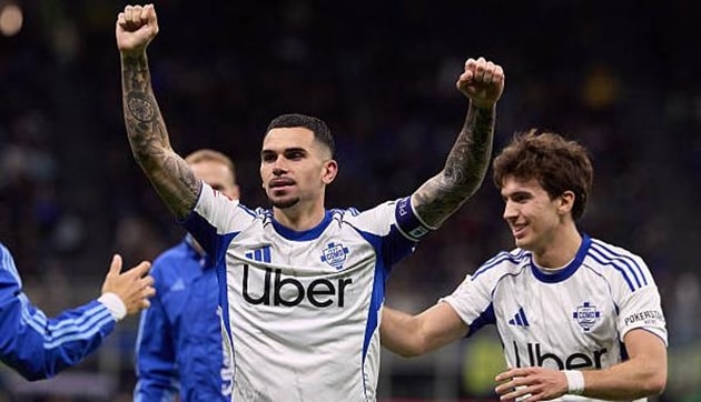 Como dẫn trước Inter Milan 2-0 ngay tại sân vận động Giuseppe Meazza.