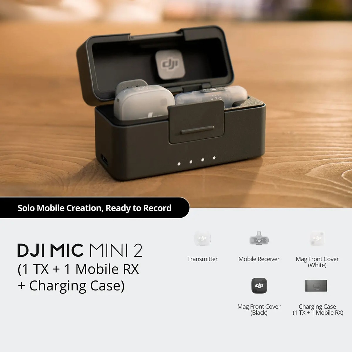 DJI Mic Mini 2 duy trì thời lượng pin dài