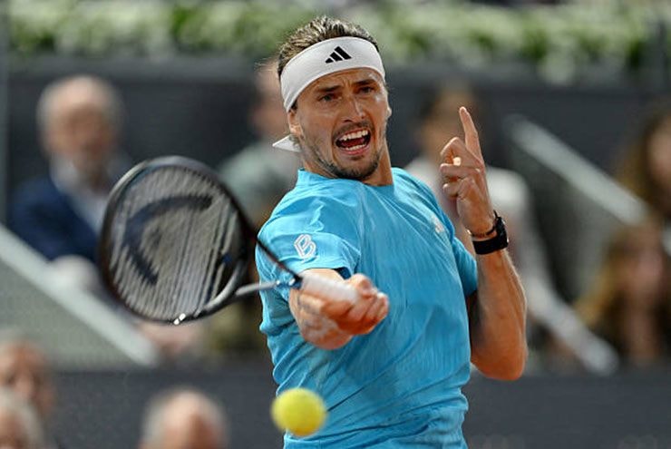 Alexander Zverev thi đấu áp đảo tại Madrid Open