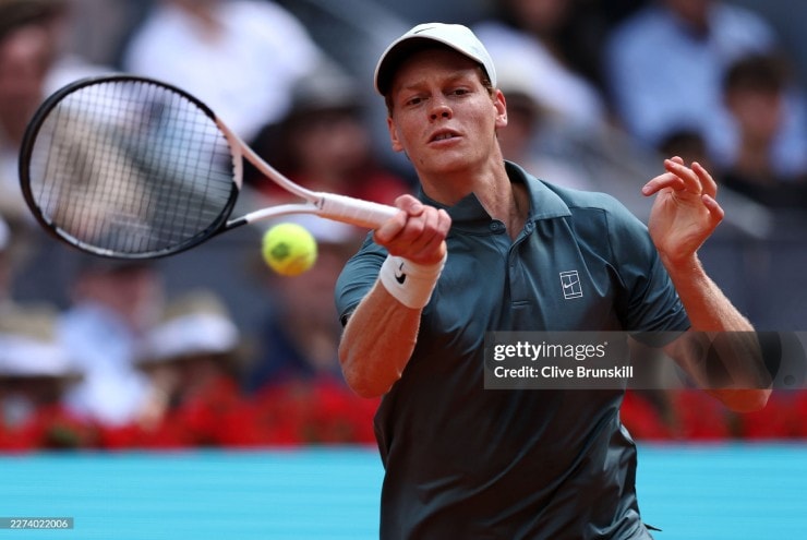 Jannik Sinner thi đấu bùng nổ tại bán kết Madrid Open 2026