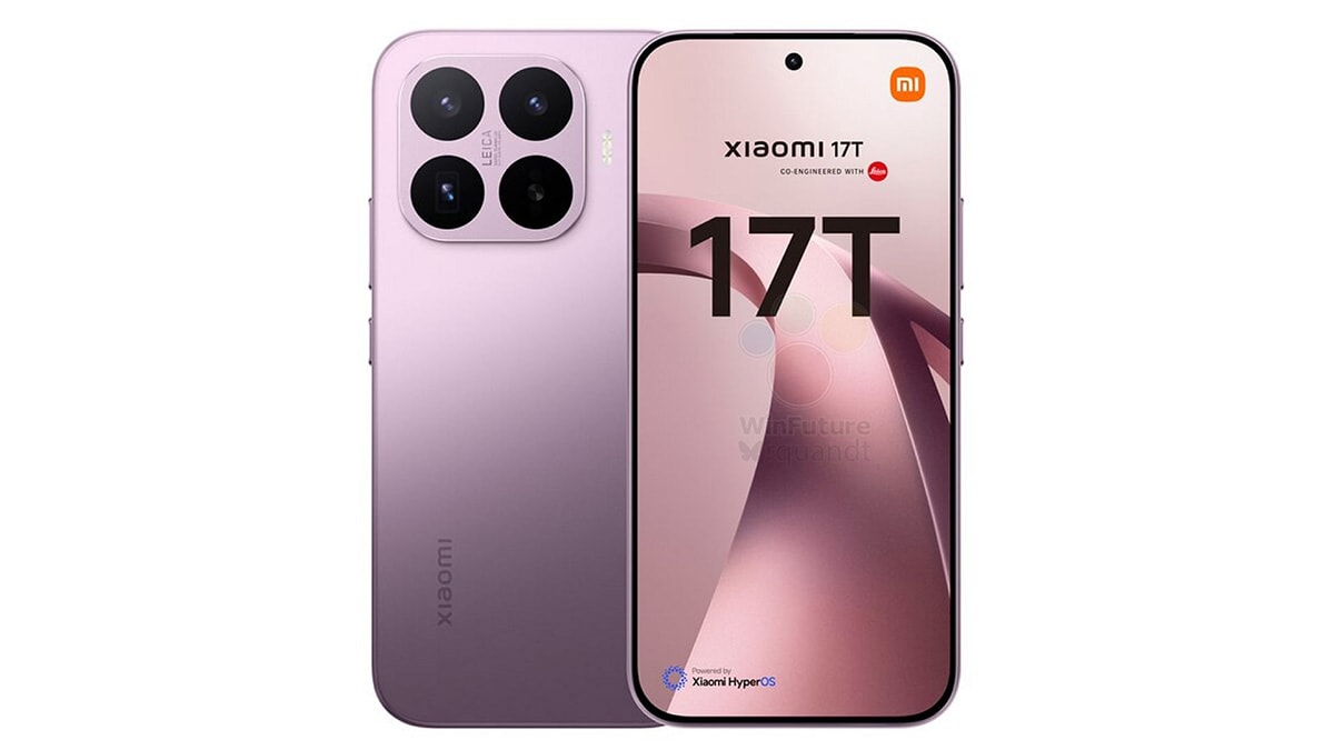 Thiết kế dự kiến của dòng Xiaomi 17T với cụm camera sau hiện đại
