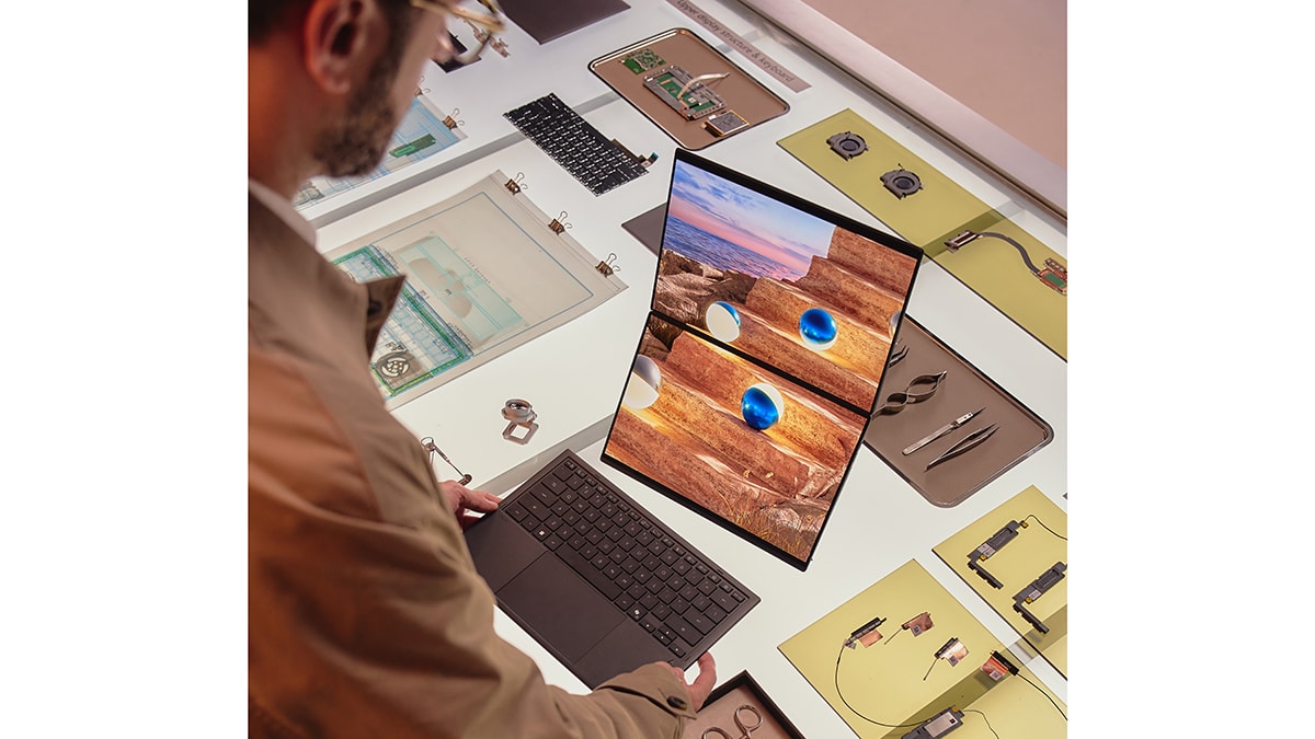 ASUS Zenbook DUO 2026 thiết kế hai màn hình