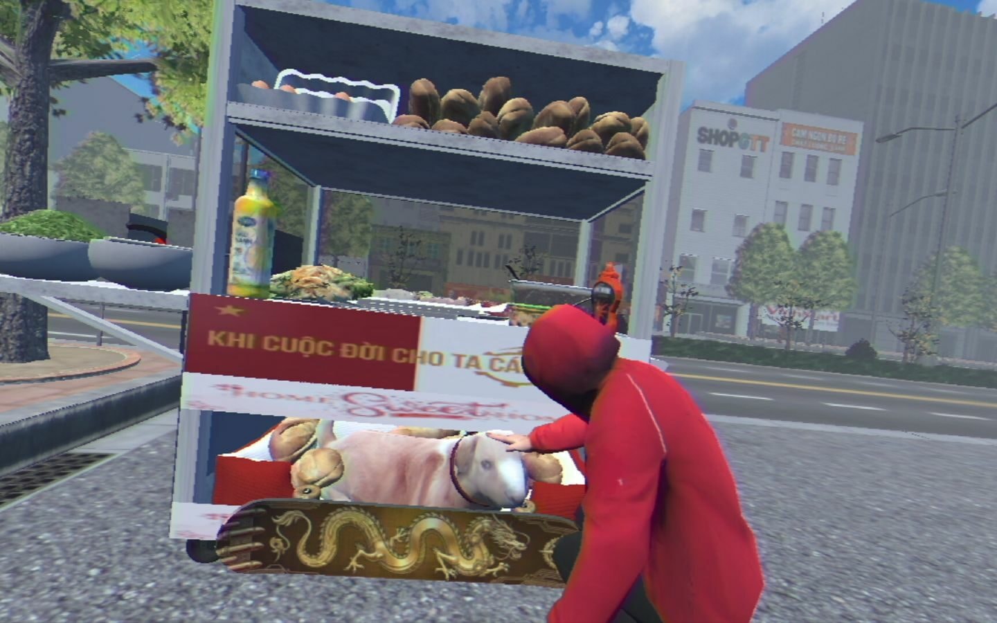 Hình ảnh bối cảnh trong game The Hust Banhmi