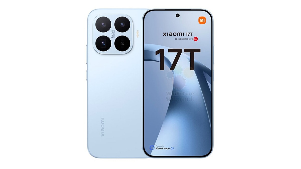Mặt trước của điện thoại Xiaomi 17T