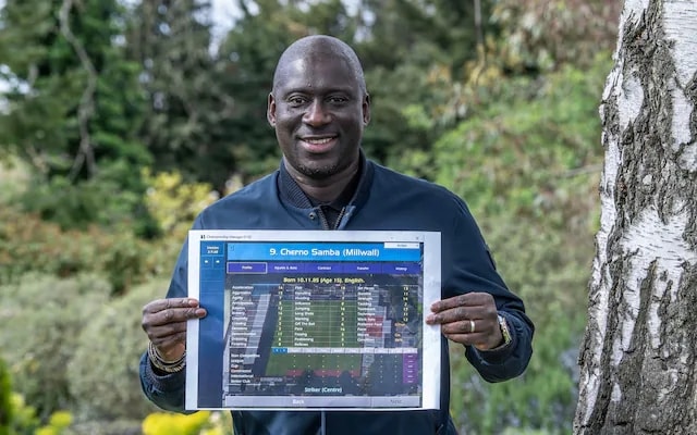 Cherno Samba, biểu tượng sùng bái của dòng game Championship Manager.