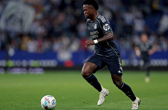 Vinicius Jr trong buổi tập của Real Madrid.