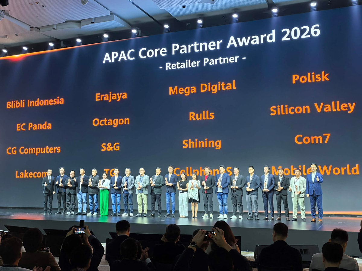 Các đối tác được vinh danh tại giải thưởng Huawei APAC Core Partner Award 2026