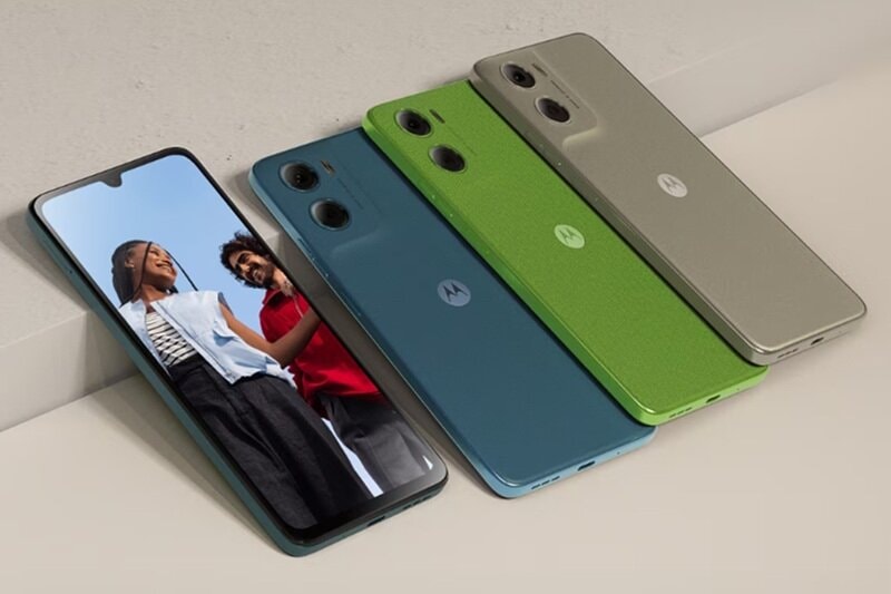 Motorola G06 Power với thiết kế mặt lưng da sinh thái